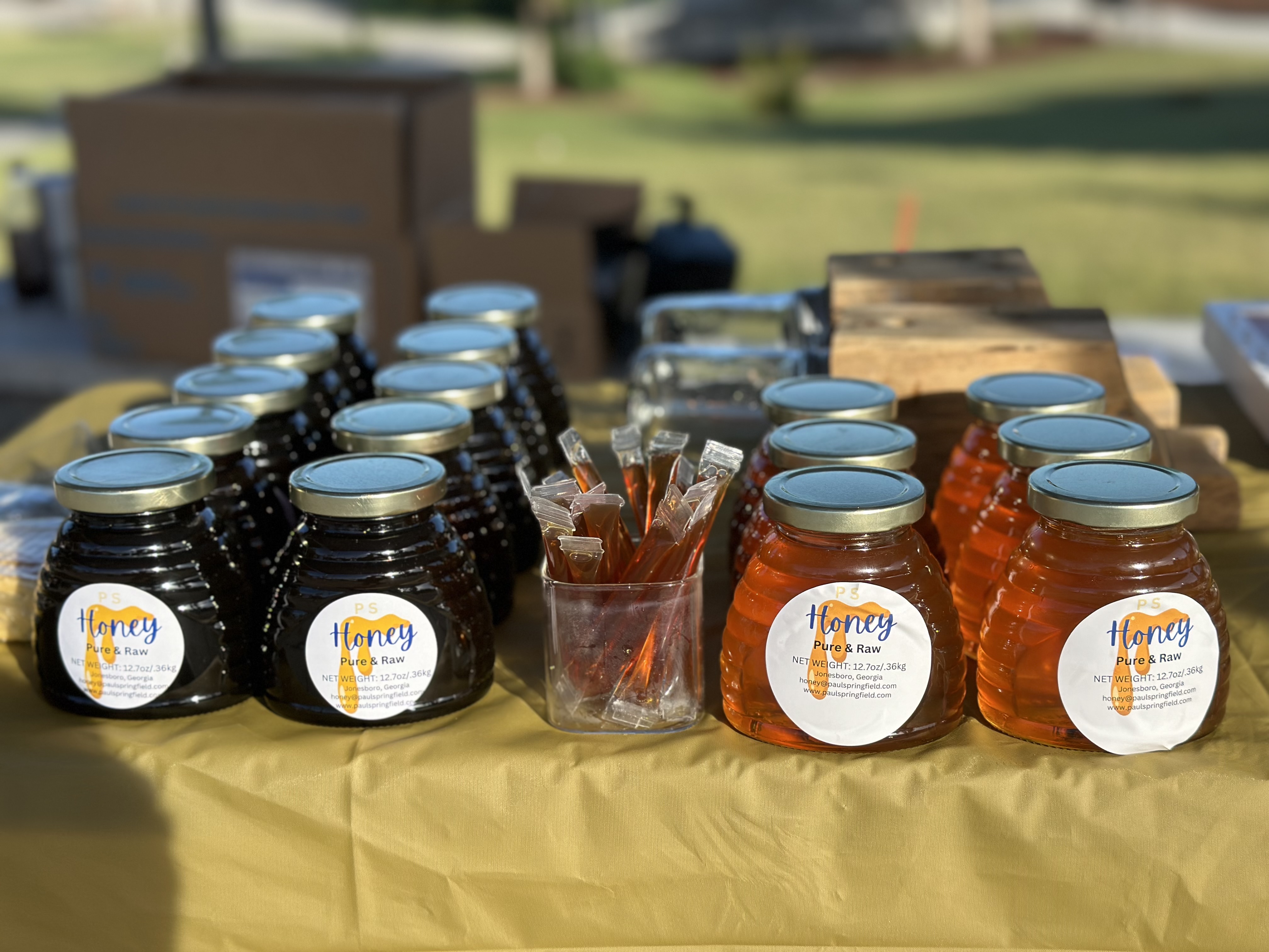 Paul Springfield at a honey festival